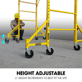 NNEMB Outrigger Wheel Set for Adjustable Mobile Scaffolding-4pc