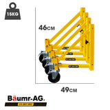 NNEMB Outrigger Wheel Set for Adjustable Mobile Scaffolding-4pc
