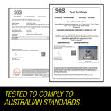 NNEMB 4.4m Multipurpose Aluminium Telescopic Folding Ladder Alloy Extension Steps