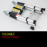 NNEMB 5m Telescopic Aluminium Multipurpose Ladder Extension Alloy Extendable Step AUS