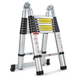 NNEMB 5m Telescopic Aluminium Multipurpose Ladder Extension Alloy Extendable Step AUS