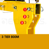 NNEMB 800kg Electric Hoist Winch Crane 12V 360 Degree Engine Car Truck Lift NEW