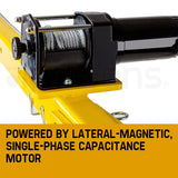 NNEMB 800kg Electric Hoist Winch Crane 12V 360 Degree Engine Car Truck Lift NEW