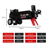 NNEMB 10 Tonne Electric Hydraulic Wood Log Splitter-HPS3800E