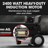 NNEMB 10 Tonne Electric Hydraulic Wood Log Splitter-HPS3800E