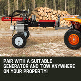NNEMB 20 Tonne Electric Hydraulic Towed Wood Log Splitter-HPS4500E
