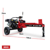 NNEMB 12 Tonne Petrol Hydraulic Wood Log Splitter-HPS400