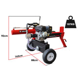 NNEMB 20 Tonne Petrol Hydraulic Towed Wood Log Splitter-HPS600