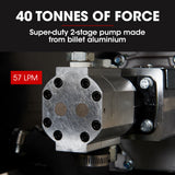 NNEMB 40 Tonne Petrol Hydraulic Horizontal and Vertical Towed Wood Log Splitter-HPS700