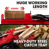 NNEMB 40 Tonne Petrol Hydraulic Horizontal and Vertical Towed Wood Log Splitter-HPS700