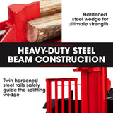 NNEMB 40 Tonne Petrol Hydraulic Horizontal and Vertical Towed Wood Log Splitter-HPS700
