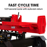 NNEMB 40 Tonne Petrol Hydraulic Horizontal and Vertical Towed Wood Log Splitter-HPS700