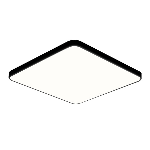 NNEIDS Ultra-Thin 5CM LED Ceiling Down Light Surface Mount Living Room Black 18W