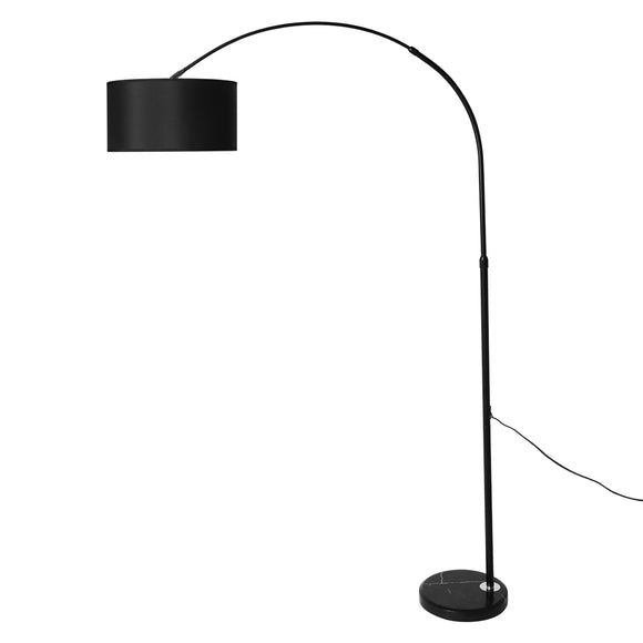 NNEIDS Modern LED Floor Lamp Reading Light Free Standing Height Adjustable Marble Base