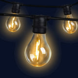 NNEDSZ 50m LED Festoon String Lights 50 Bulbs Kits Wedding Party Christmas A19