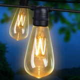 NNEDSZ 41m LED Festoon String Lights 40 Bulbs Kits Wedding Party Christmas ST64