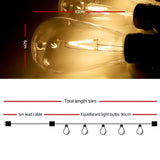 NNEDSZ Jollys 60PCS LED Festoon String Lights Wedding Christmas Outdoor