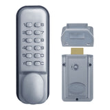 NNEDPE Push Button Digital Combination Security Door Lock Zinc Alloy