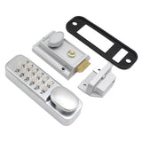NNEDPE Push Button Digital Combination Security Door Lock Zinc Alloy