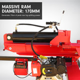 NNEDPE 75 Ton Yukon Diesel Log Splitter Wood Cutter Axe Block