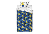 NNEKG Minions Spray Single Kids Single Reversible Quilt Cover Set