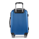 NNEDSZ 20inch Lightweight Hard Suit Case Luggage Blue