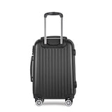 NNEDSZ 24inch Lightweight Hard Suit Case Luggage Black