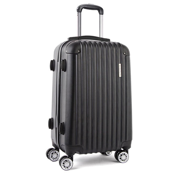 NNEDSZ 28inch Lightweight Hard Suit Case Luggage Black