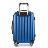 NNEDSZ 28inch Lightweight Hard Suit Case Luggage Blue
