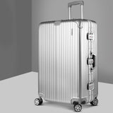 NNEDSZ 28 Aluminium Luggage Trolley - Silver