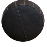 NNE PHILB MOROCCAN LEATHER OTTOMAN BROWN