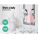 NNEDSZ Female Mannequin 170cm Model Dressmaker Clothes Display Torso Tailor Wedding White
