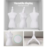 NNEDSZ Female Mannequin 170cm Model Dressmaker Clothes Display Torso Tailor Wedding White