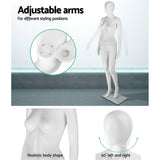 NNEDSZ 175cm Tall Full Body Female Mannequin - White