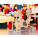 NNEDSZ Male Mannequin Head Dummy Model Display Shop Stand Professional Use