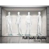 NNEDSZ 186cm Tall Full Body Male Mannequin - White