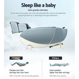 NNEDSZ Livemor Massage Chair Zero Gravity Electric Massage Recliner Chairs DeBlue