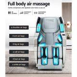 NNEDSZ Livemor Massage Chair Zero Gravity Electric Massage Recliner Chair DeBlack