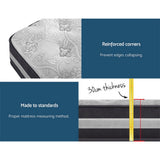 NNEDSZ Bedding Lotus Tight Top Pocket Spring Mattress 30cm Thick – King Single