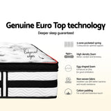 NNEDSZ Bedding Algarve Euro Top Pocket Spring Mattress 34cm Thick – Double