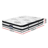 NNEDSZ Bedding Algarve Euro Top Pocket Spring Mattress 34cm Thick – Queen
