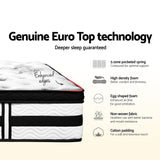 NNEDSZ Bedding Algarve Euro Top Pocket Spring Mattress 34cm Thick – Queen