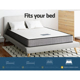 NNEDSZ Mattress Medium Firm Mattresses Tight Top Bed Bonnel Spring 13cm QUEEN