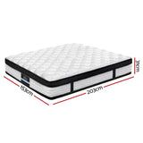 NNEDSZ Bedding Devon Euro Top Pocket Spring Mattress 31cm Thick – Queen