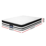 NNEDSZ Bedding Rostock Euro Top Pocket Spring Mattress 27cm Thick – King