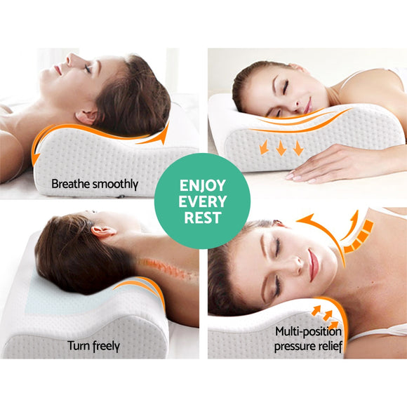 NNEDSZ Bedding Set of 2 Cool Gell Memory Foam Pillows