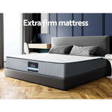 NNEDSZ Bedding Queen Mattress Extra Firm Pocket Spring Foam Super Firm 23cm