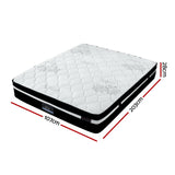 NNEDSZ King Single Bed Mattress Size Extra Firm 7 Zone Pocket Spring Foam 28cm