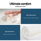 NNEDSZ King Single Bed Mattress Size Extra Firm 7 Zone Pocket Spring Foam 28cm