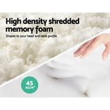 NNEDSZ Bedding Set of 2 Visco Elastic Memory Foam Pillows